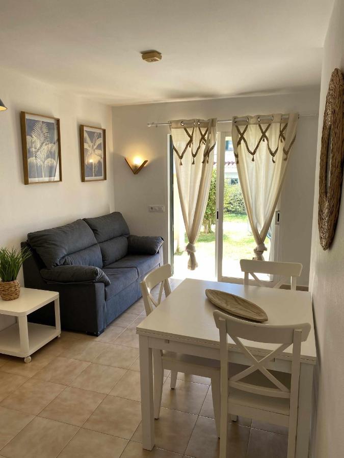 Apartamento Bajo Con Piscina Macarella Cala'N Blanes  Ngoại thất bức ảnh