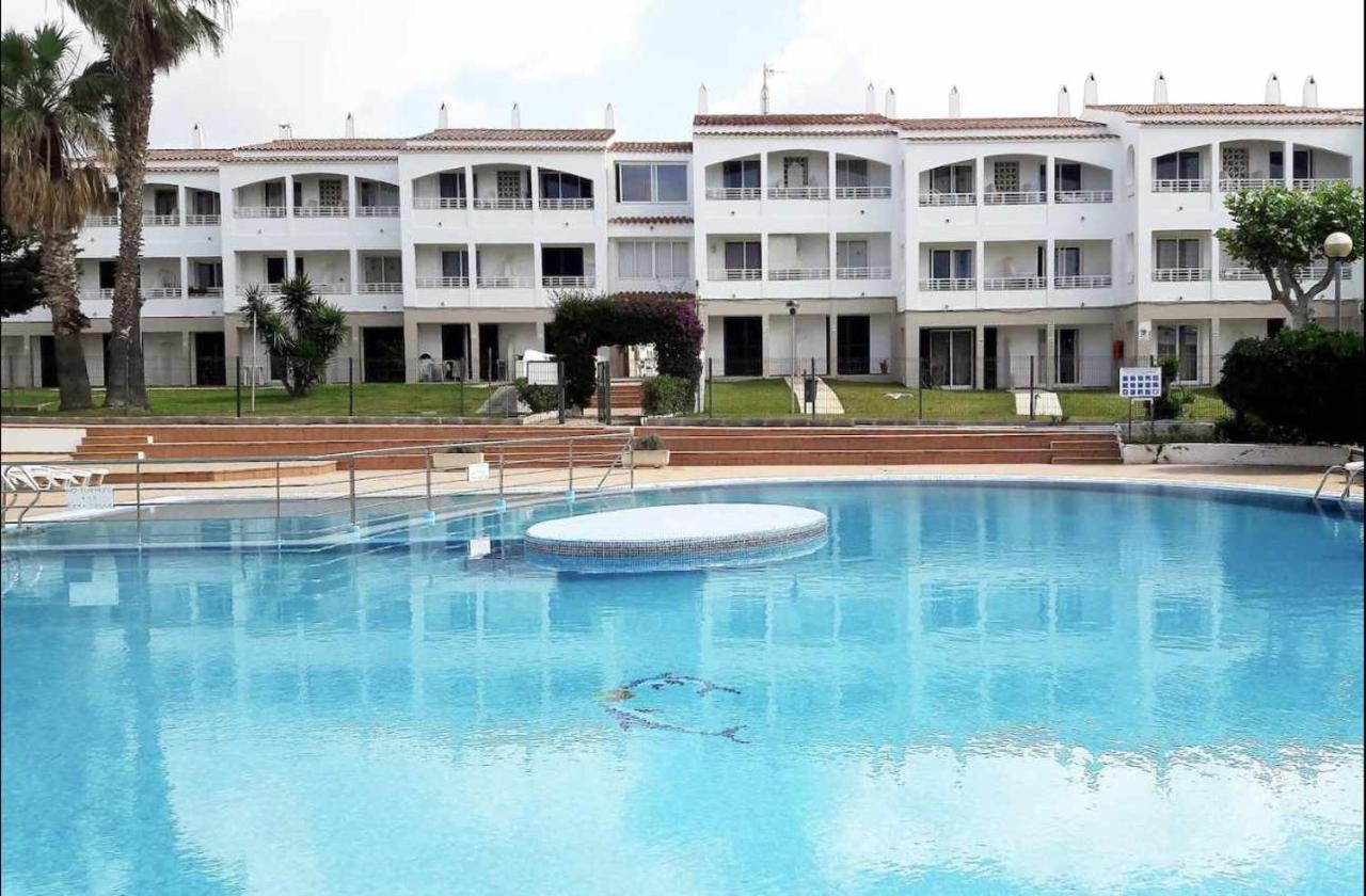 Apartamento Bajo Con Piscina Macarella Cala'N Blanes  Ngoại thất bức ảnh