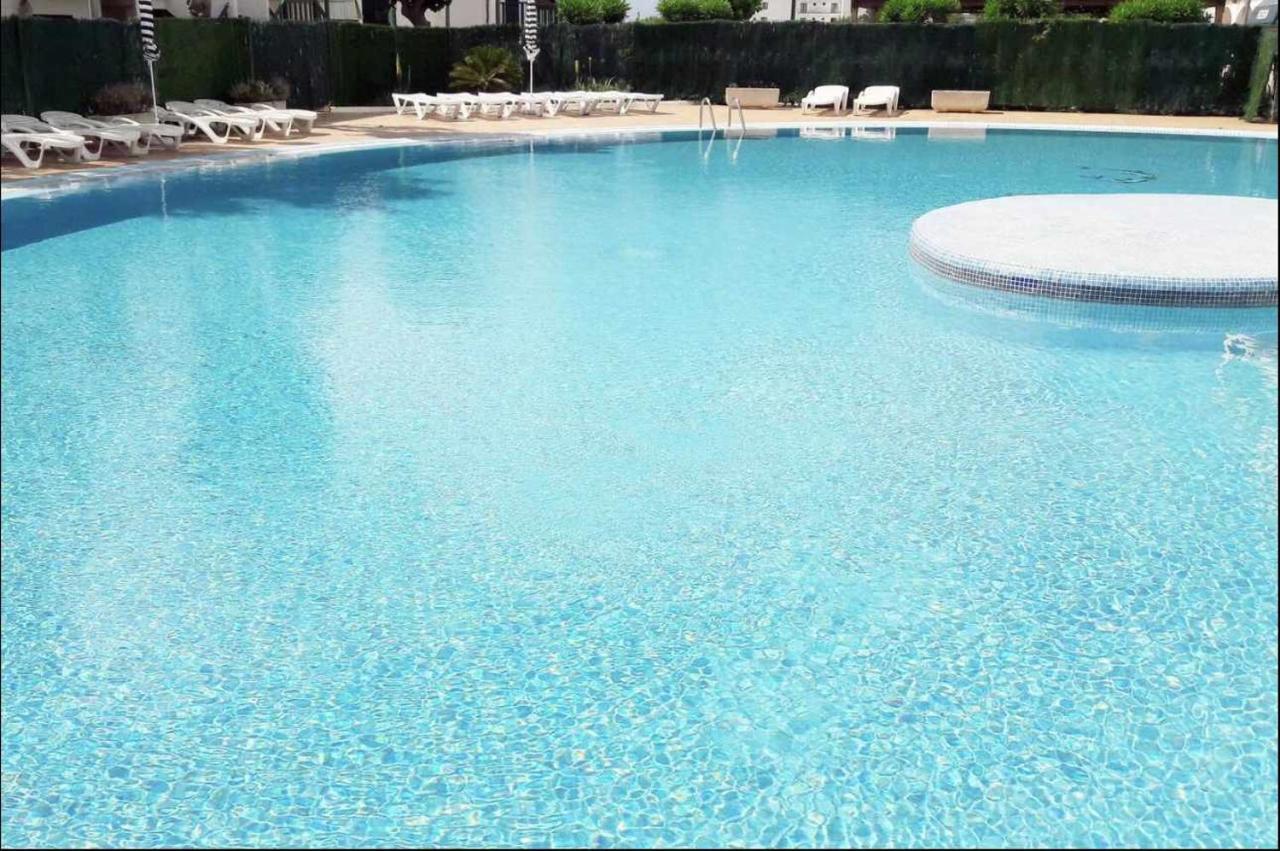 Apartamento Bajo Con Piscina Macarella Cala'N Blanes  Ngoại thất bức ảnh