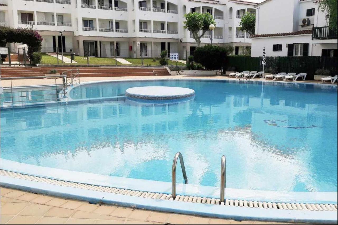 Apartamento Bajo Con Piscina Macarella Cala'N Blanes  Ngoại thất bức ảnh